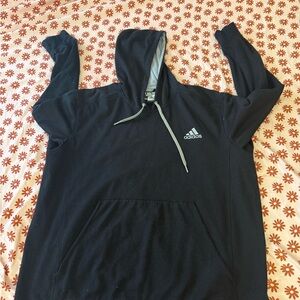 Adidas Climawarm Black Hooded Pullover Sweatshirt
